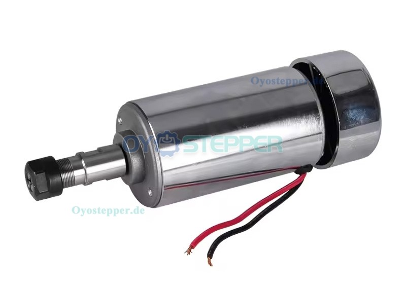 Luftgek&uuml;hlter CNC Spindelmotor 300W &Oslash;52mm 48VDC ER11/ER16 12000U/min f&uuml;r Leiterplattenfr&auml;sen und Holzgravur